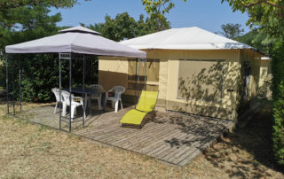 Bungalow toilé Confort + 25 m² - 2 chambres - 5 personnes