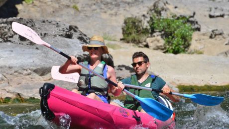 Canoë dans les Gorges de l'Ardèche