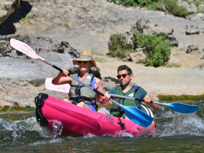 Canoë dans les Gorges de l'Ardèche