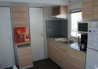 Mobilheim Komfort + 32 m² - 3 Schlafzimmer - 7 Personen