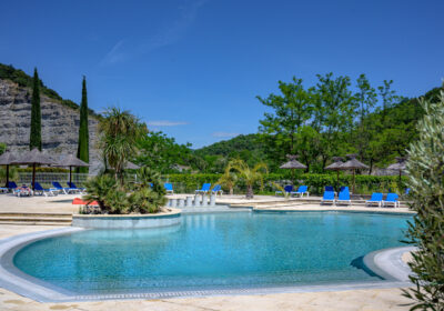 The campsite swimming pool